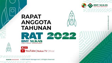 Live Rapat Anggota Tahunan Bmt Nukas Tahun Buku Youtube