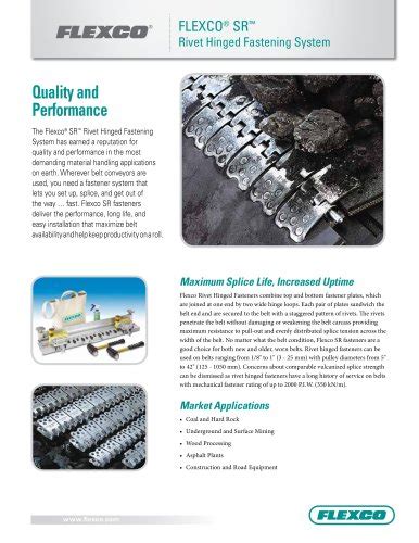 Super Screw® Flexco Pdf Catalogs Technical Documentation Brochure