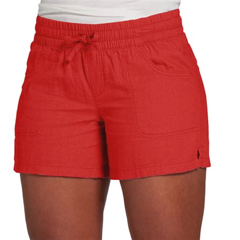 Alvava Women Casual Elastic Waist Shorts Summer Drawstring Cotton Shorts Womens Beach Shorts