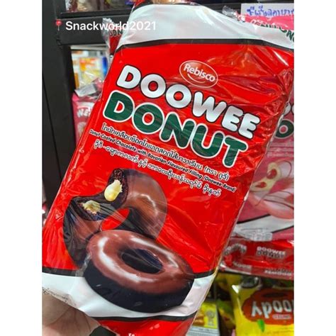 Doowee Donut Brand Rebisco Dowy With Chocolate White And Strawberry