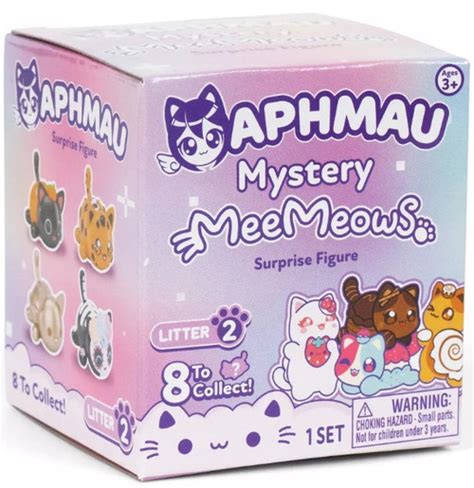 Aphmau MeeMeows Litter 2 Mystery Mini Figure Pack 1 RANDOM Surprise Character Bonkers Toy Co ...