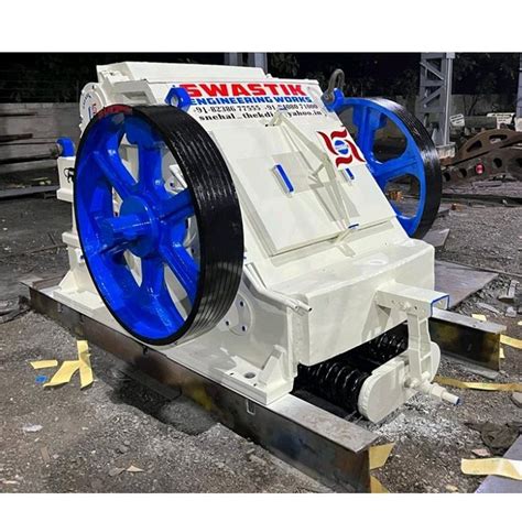 Mild Steel Tph Double Toggle Jaw Crusher For Stone Crushing At Rs