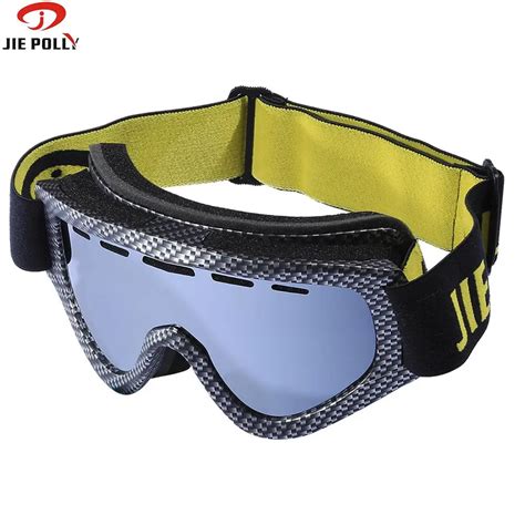 Jiepolly Ski Skating Goggles Snowboard Racing Eyewear Double Layer