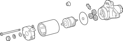 2016 Lexus NX 200t Starter Motor 281000S050 Genuine Lexus Part