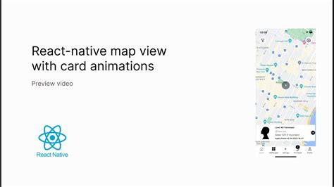 React Native Map With Animations Youtube