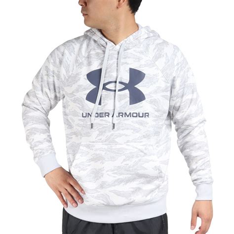 アンダーアーマー｜アンダーアーマー（under Armour）（メンズ）ライバルフリース ビッグロゴ プリント フーディー 1375511