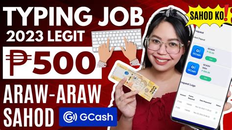 Legit Typing Job P Sahod Sa Gcash Araw Araw Type Sa Phone