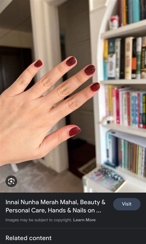 Nunha Inai Merah Mahal Beauty Personal Care Hands Nails On Carousell