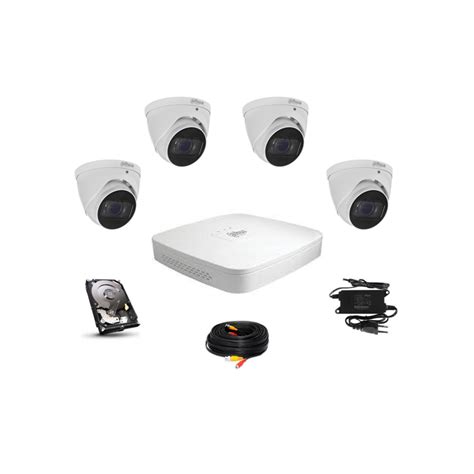 Kit Vidéo Surveillance Dahua 4 Dômes Motorisés 1080p