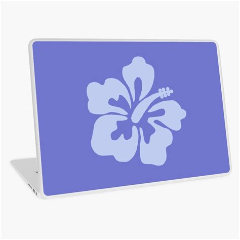 Light Blue Hibiscus Flower Sticker For Sale By Colleenm2 Redbubble