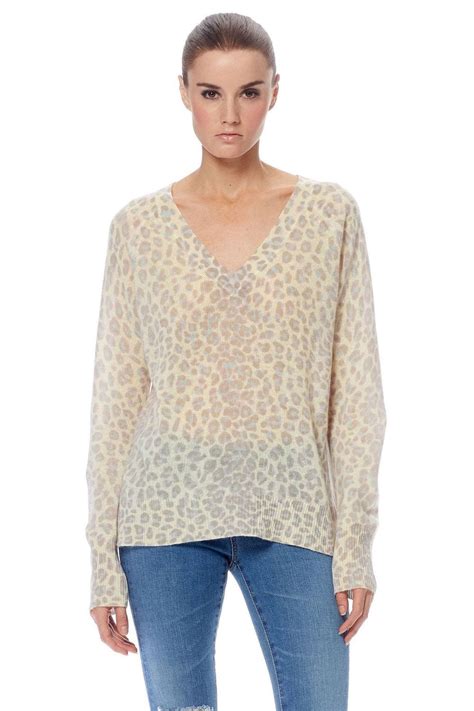 360cashmere Sylvia Leopard Print Cashmere Sweater At Sue Parkinson