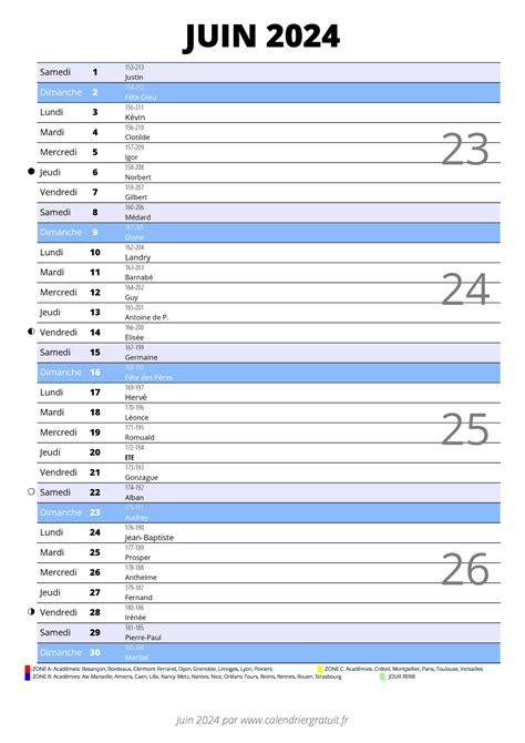 calendrier juin 2024 à imprimer gratuit 2024 2024 January Calendar