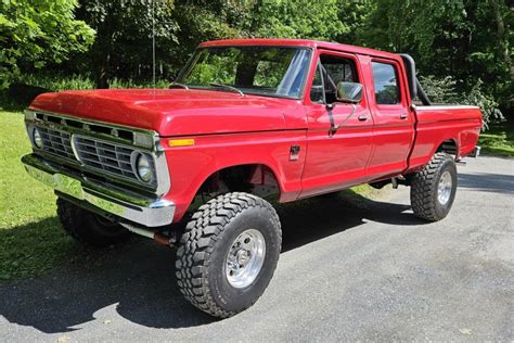 1974 Ford F 250 Custom Crew Cab 4x4 4 Speed For Sale On Bat Auctions Sold For 43000 On June