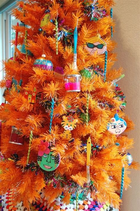 How to Decorate an Orange Christmas Tree for 5 Different Holidays