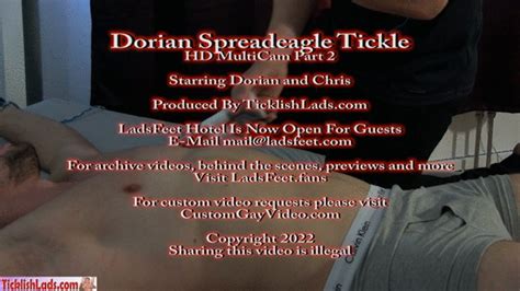 Dorian Spreadeagle Tickle Hd Multicam Part 2 Ladsfeet And Tickling Clips4sale