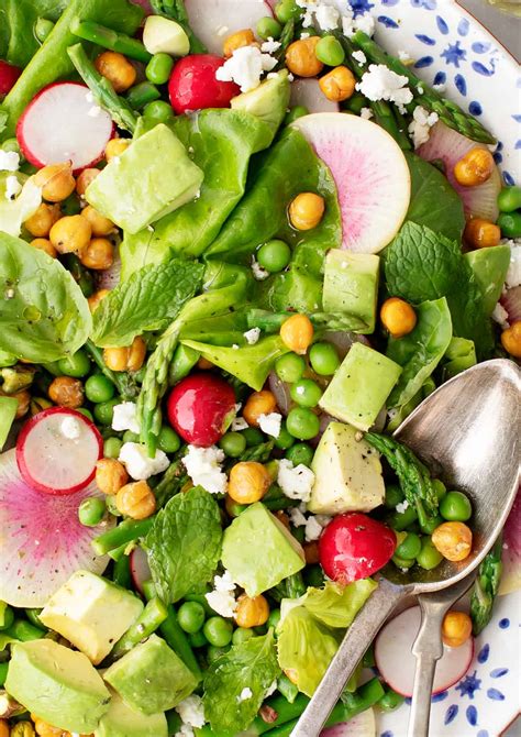 Bright Spring Salad Recipe Love And Lemons