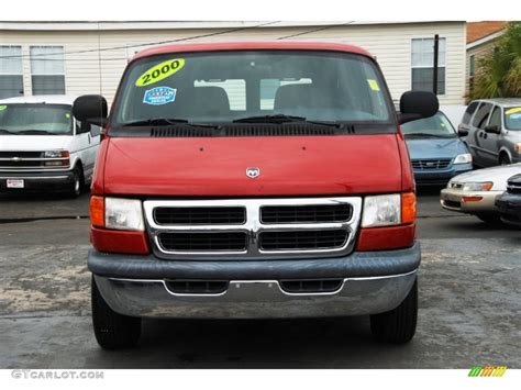 2000 Colorado Red Dodge Ram Van 1500 Passenger Conversion 53672049 Photo 12