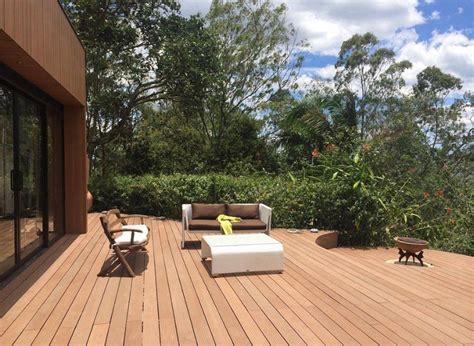 Casas Com Deck De Madeira - Deck de Madeira Ecológica para Casa de Campo