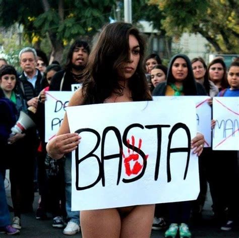 La Historia De Lucha De La Mujer Sanjuanina Que Se Desnud En La Marcha