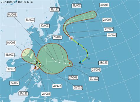 Typhoon And Tropical Storm Could Affect Taiwan Mid Week Taiwan News Aug 27 2023 12 25