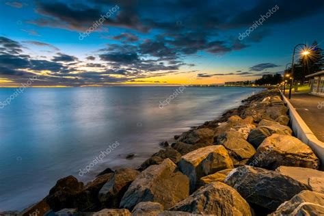 Glenelg Beach at Sunset — Stock Photo © moisseyev #103403828