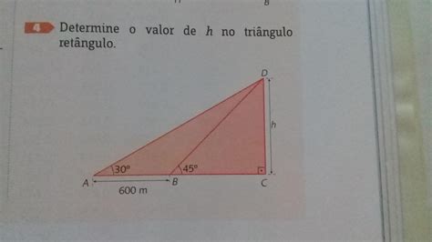 Determine O Valor De H No Triângulo Retângulo