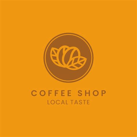 Plantilla de diseño del logotipo de la cafetería Vector Premium