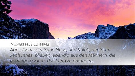 Numeri Luth Desktop Wallpaper Aber Josua Der Sohn Nuns