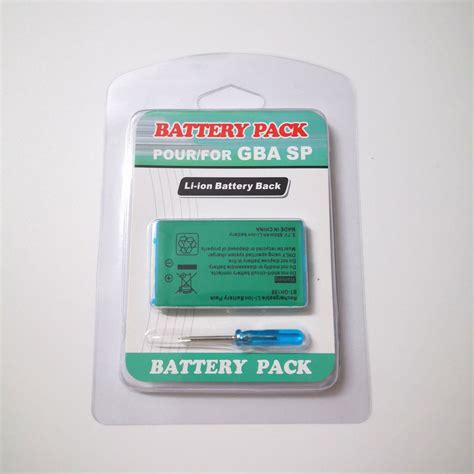 GBA SP Battery PACK With Screwdriver For GameBoy Advance High Quality