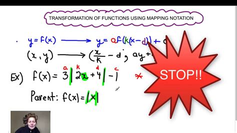 Function Notation Mapping Worksheet