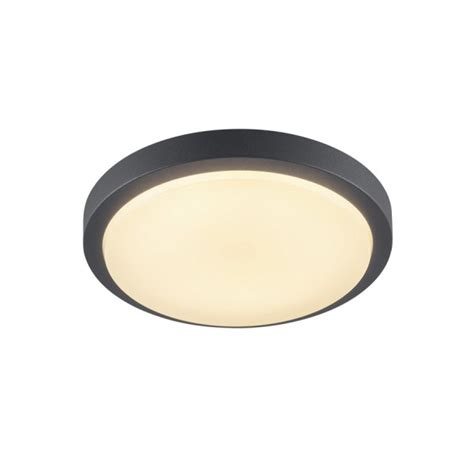 Applique Ext Rieure Ronde Ainos Led Anthracite Slv