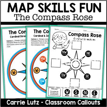 First Grade Map Skills Activities Bundle by Carrie Lutz - Classroom Callouts