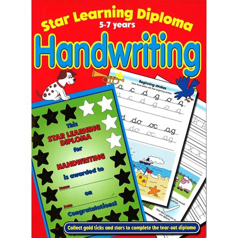 BBW Star Learning Diploma Handwriting 5 7 Years ISBN
