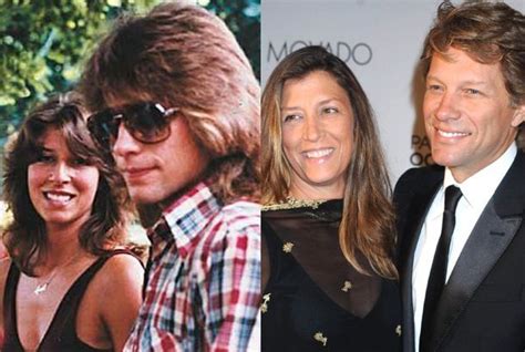 Then And Now Jon Bon Jovi Dorothea Hurley Bon Jovi Always Famous