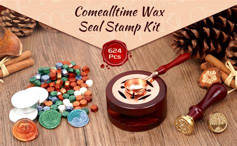 Comealltime Wax Seal Kit With Gift Box Pcs Wax Seal Beads With