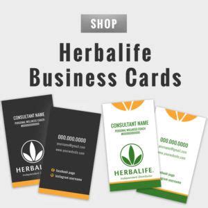 Herbalife Business Cards | Herbalife business cards, Herbalife business ...