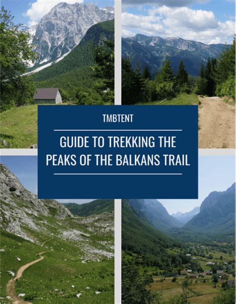 Peaks of the Balkans | Maps & Routes - TMBtent