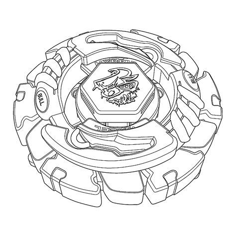 Coloriage Beyblade Toupie Imprimer