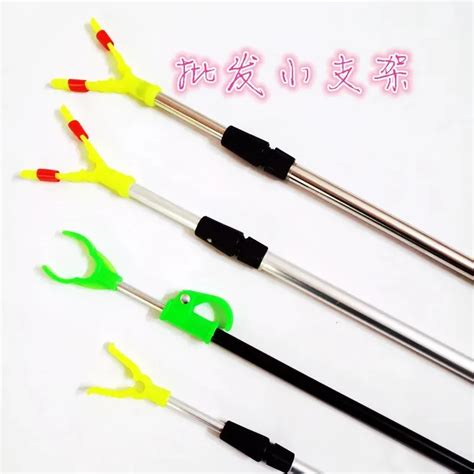 50 80cm Adjustable Fishing Bankstick Extending Rod Rest Telescopic