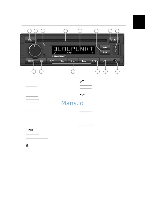 Blaupunkt Palma 200 DAB BT User Manual Online 17 182 1099338