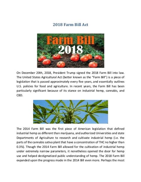 2018 farm bill act