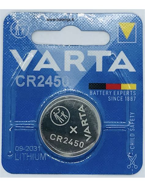 Varta Lithium Battery Cr Batteries Baterija Lt