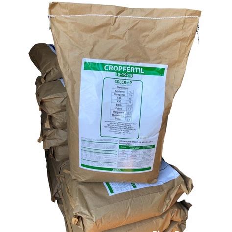 Saco De 25 KG Adubo Fertilizante Npk Fertil Irrigacao Nutricao