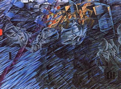 Stati D Animo Quelli Che Vanno Seconda Versione Umberto Boccioni