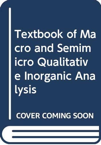 Mua Vogels Textbook Of Macro And Semimicro Qualitative Inorganic