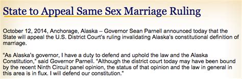 Federal Judge Strikes Down Alaska S Same Sex Marriage Ban