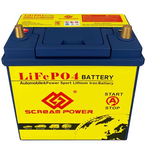 40b19l 40b19r 12 8v 20ah Car Starter Battery Cca 750a Lithium Iron