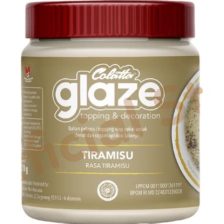 Jual Botol Colatta Glaze Tiramisu 250gr Selai Olesan Topping