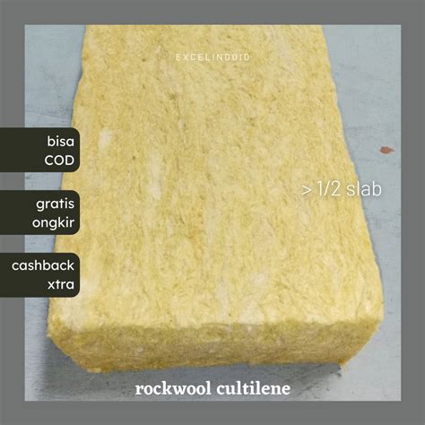 Jual Rockwool Rockwoll Rokwoll Rockwol Alat Media Tanam Hidroponik 1 2