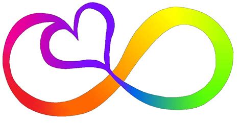 "Neurodiversity symbol with heart" by Bungyheart | Redbubble